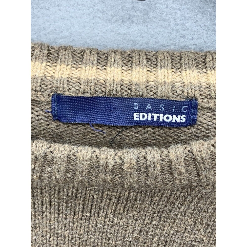 Basic Editions Pullover Sweaters Mens Size Large … - image 5